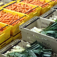 A small image of vegetables in the market